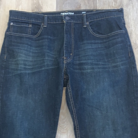Worn Once! Denizen from Levi’s 285 Relaxed Fit Dark Wash Jeans 38x30 - Picture 2 of 10